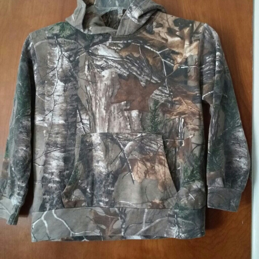 Realtree Hooded Sweatshirt Boys S 6-7